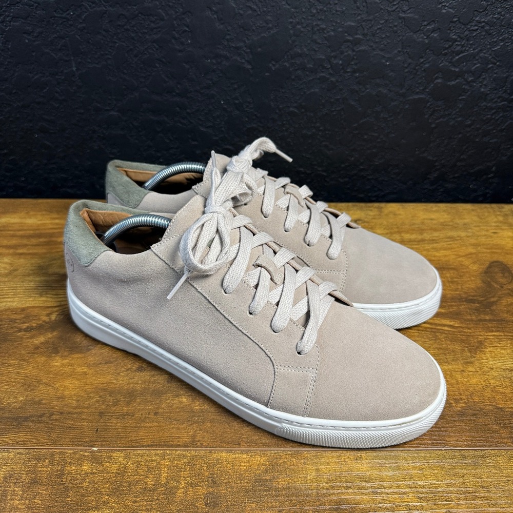Peter Millar Hyperlight MS20F05 Tan Suede Low Top Sneakers Mens 10.5